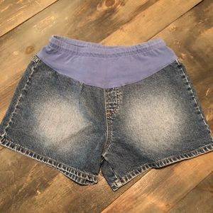 Motherhood Maternity Jean Shorts